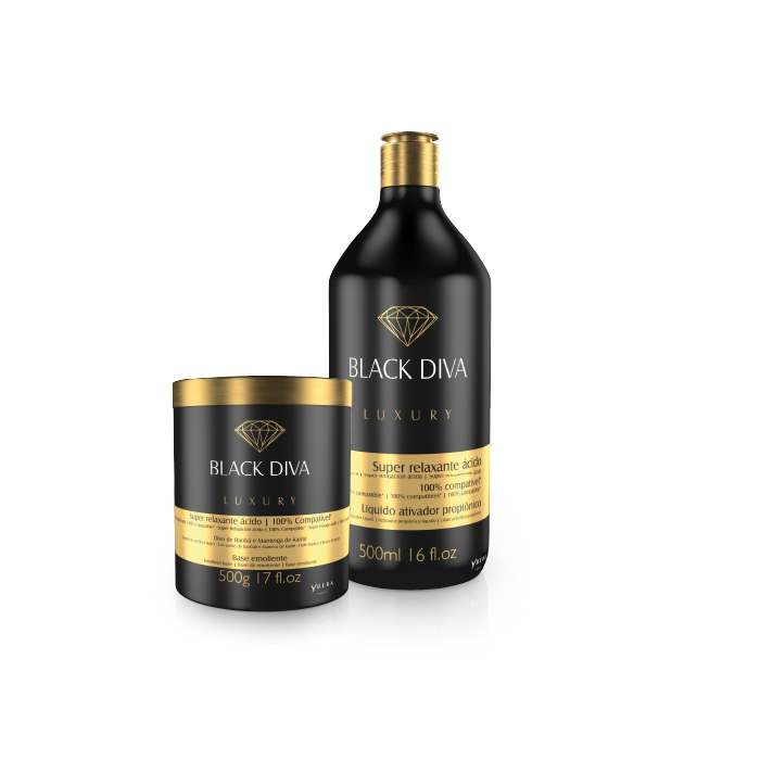 Kit profesional de alisado Black Diva Ybera Paris